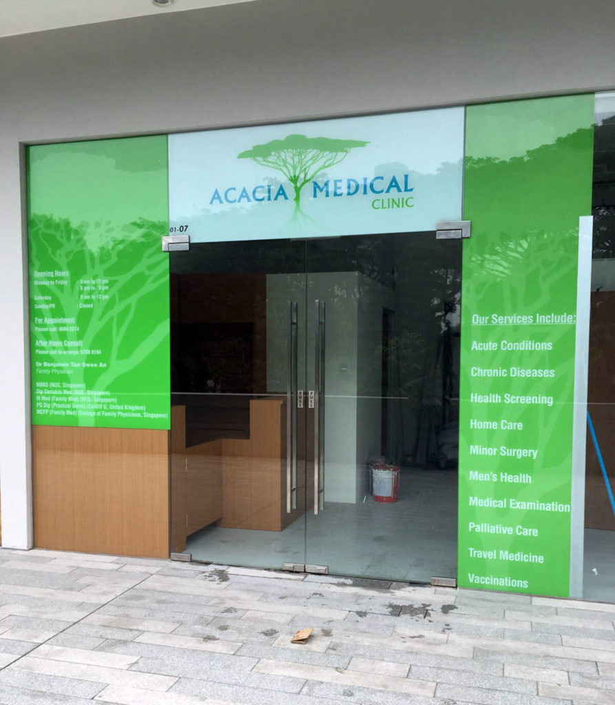 Acacia Medical Singapore Signage Supplier, Signboard Maker, LED Neon Signage