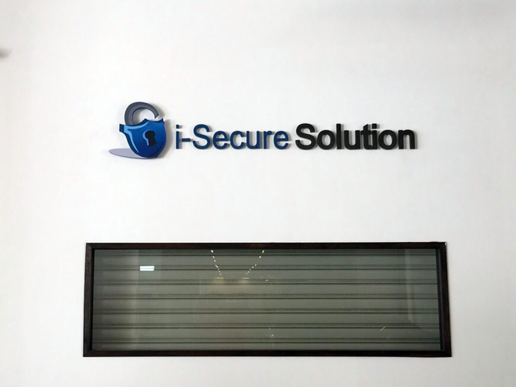 PVC Foam Board Laser Cut Out with Sticker_ISecure(amended) Singapore